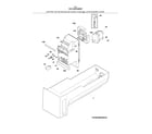 Kenmore 25370349412 ice container diagram