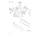 Frigidaire FGEF3035RBE backguard diagram