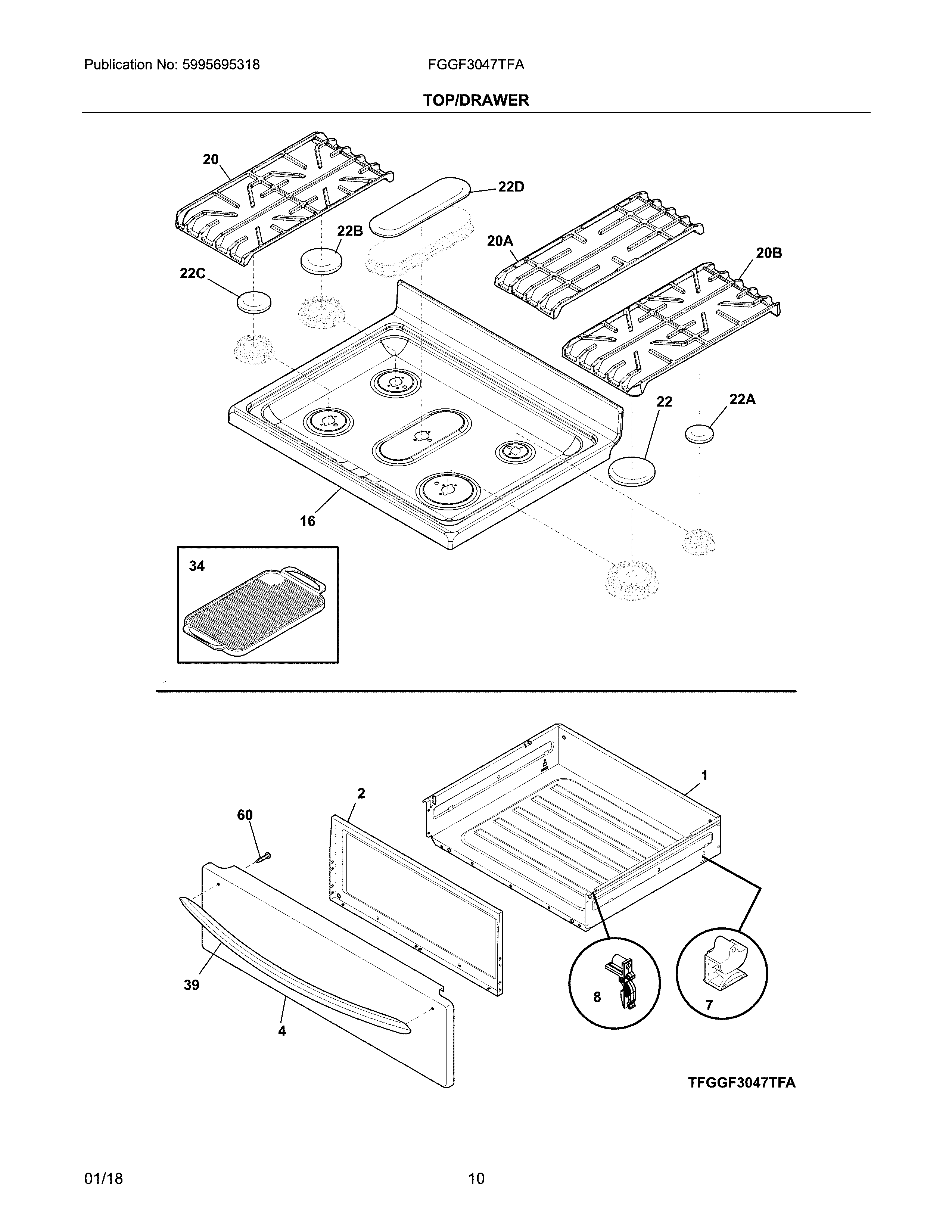 Top/drawer