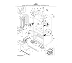 Kenmore 25370343414 cabinet diagram