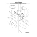 Kenmore 25370349416 controls & ice dispenser diagram