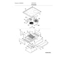 Electrolux EI30EF45QSD top/drawer diagram