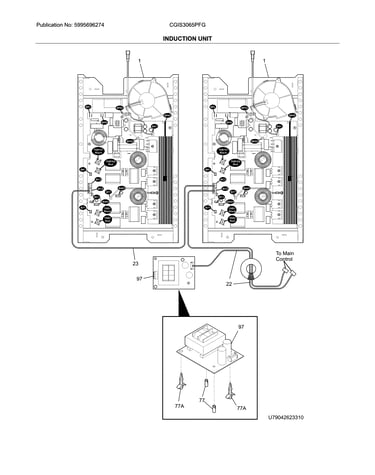 Induction unit