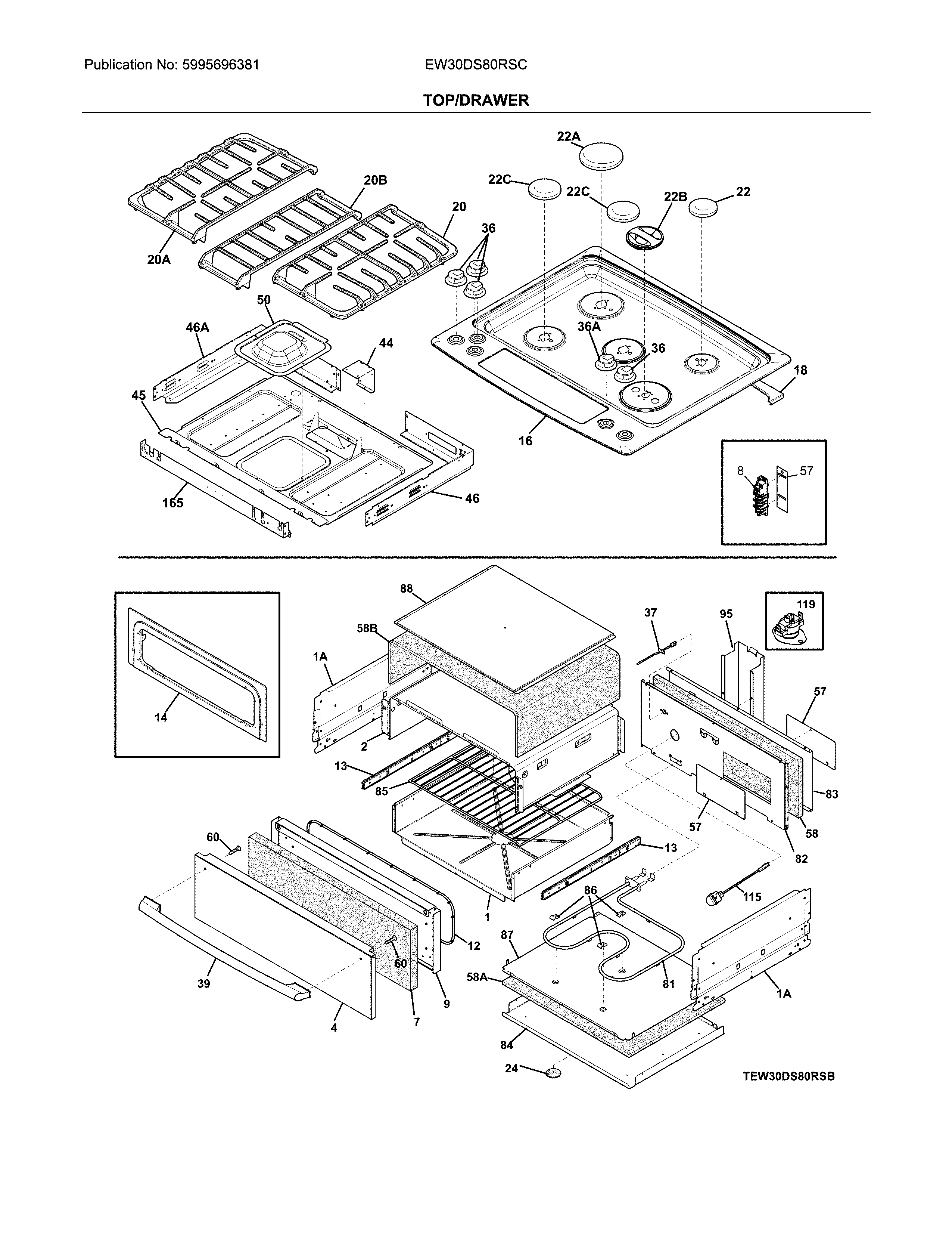 Top/drawer