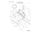 Crosley CFEH272ITW1 dispenser diagram