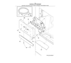 Kenmore 2537034341D controls & ice dispenser diagram