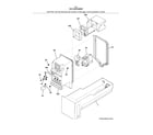 Kenmore 2537034241D controls & ice dispenser diagram