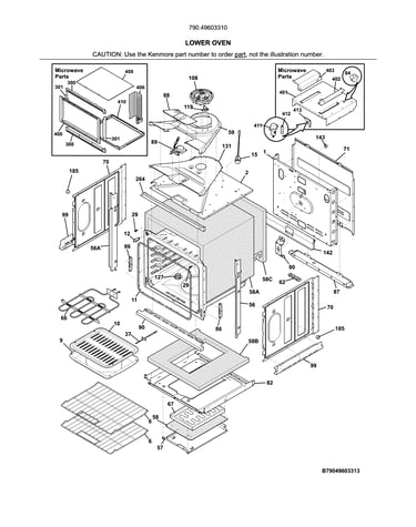 Lower oven