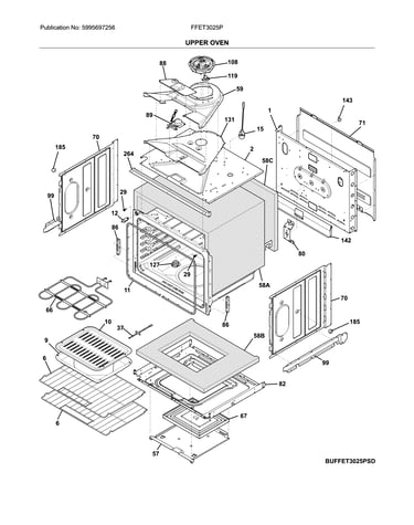 Upper oven
