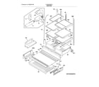 Frigidaire FGHB2866PE4 shelves diagram