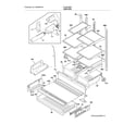 Frigidaire FGHB2866PP5A shelves diagram