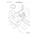 Frigidaire FGHB2866PP5A controls & ice dispenser diagram