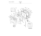 Frigidaire CPEF3081MFE door diagram