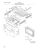 Freezer drawer, baskets