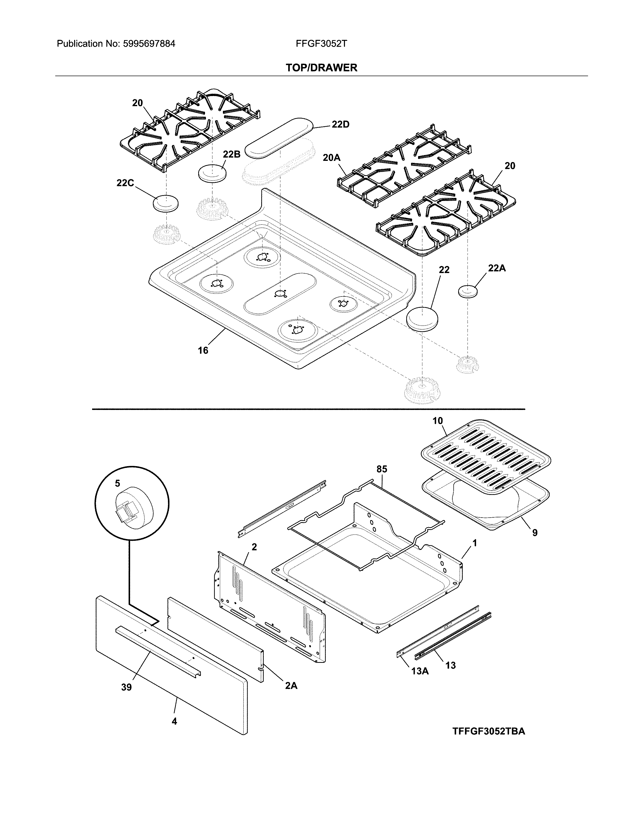 Top/drawer