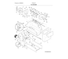 Frigidaire FFSS2315TS0 ice container diagram