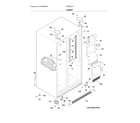 Frigidaire FFSS2615TS0 cabinet diagram