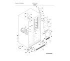 Frigidaire FFHS2311LBHA cabinet diagram