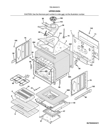 Upper oven