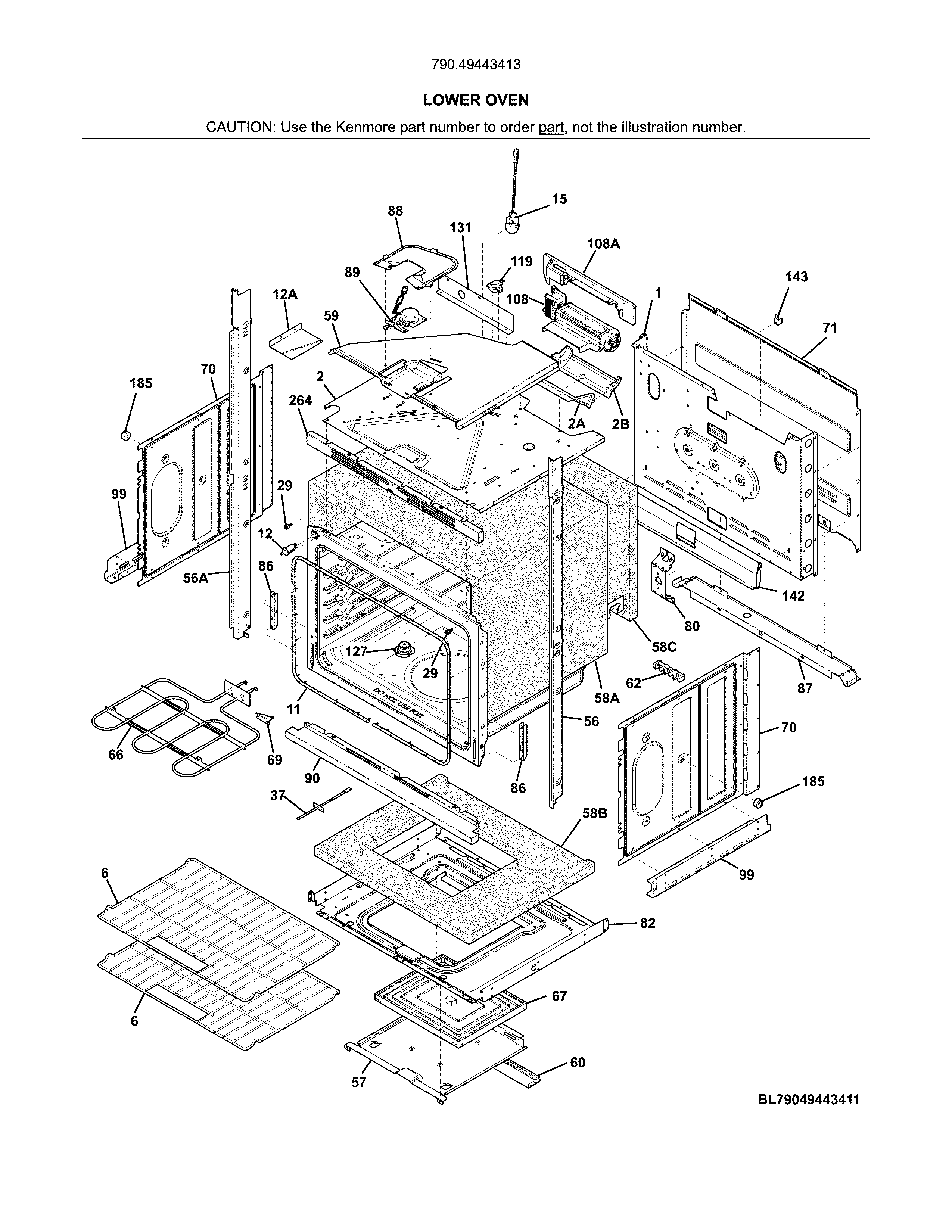 Lower oven