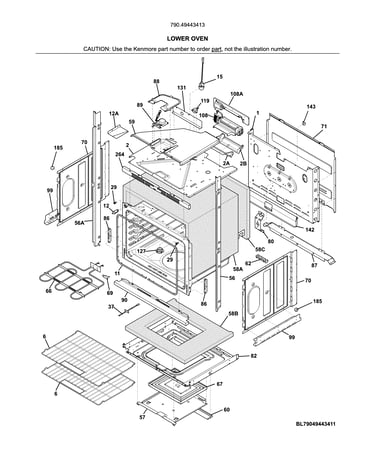 Lower oven