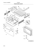 Freezer drawer, baskets