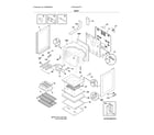 Frigidaire CFEF3054TFC body diagram