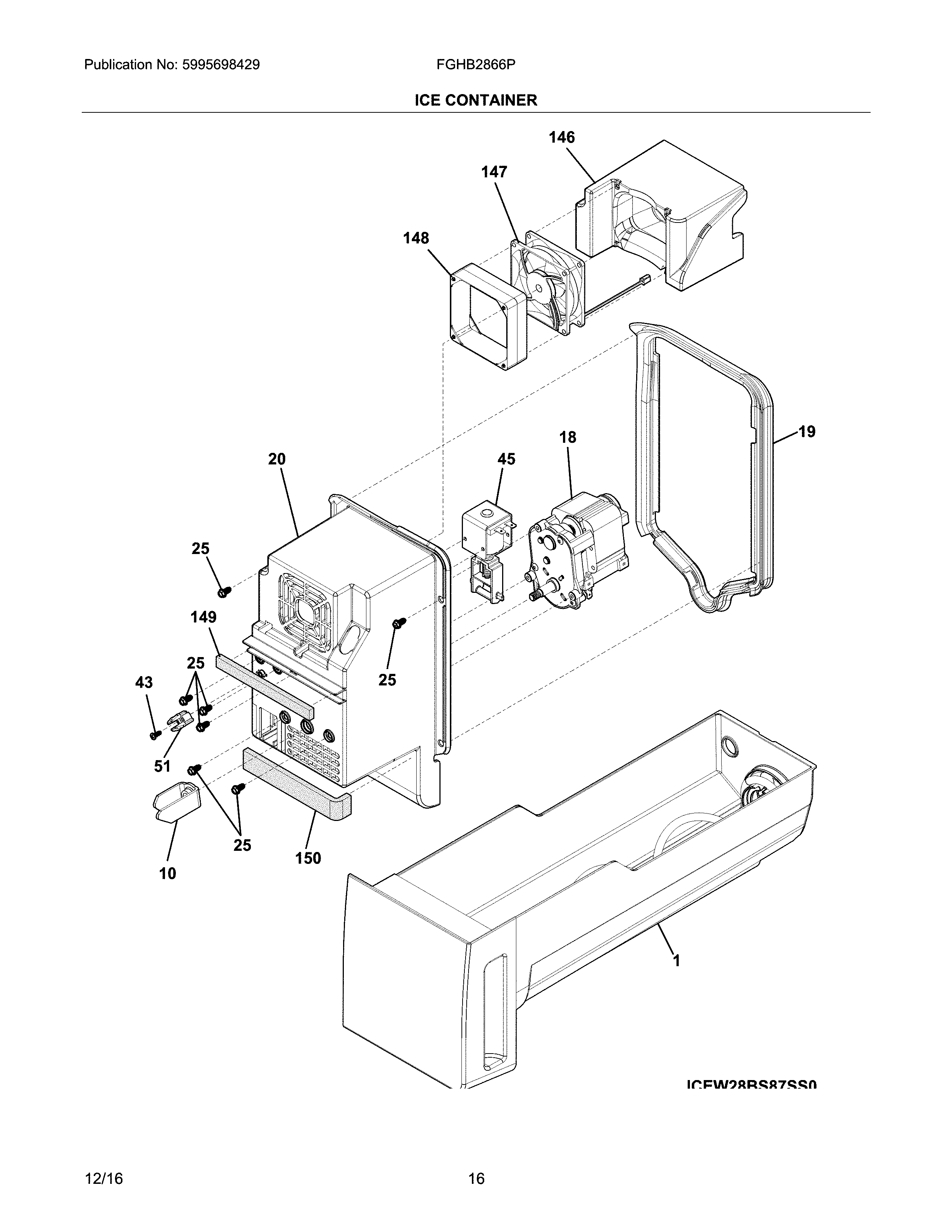 Ice container