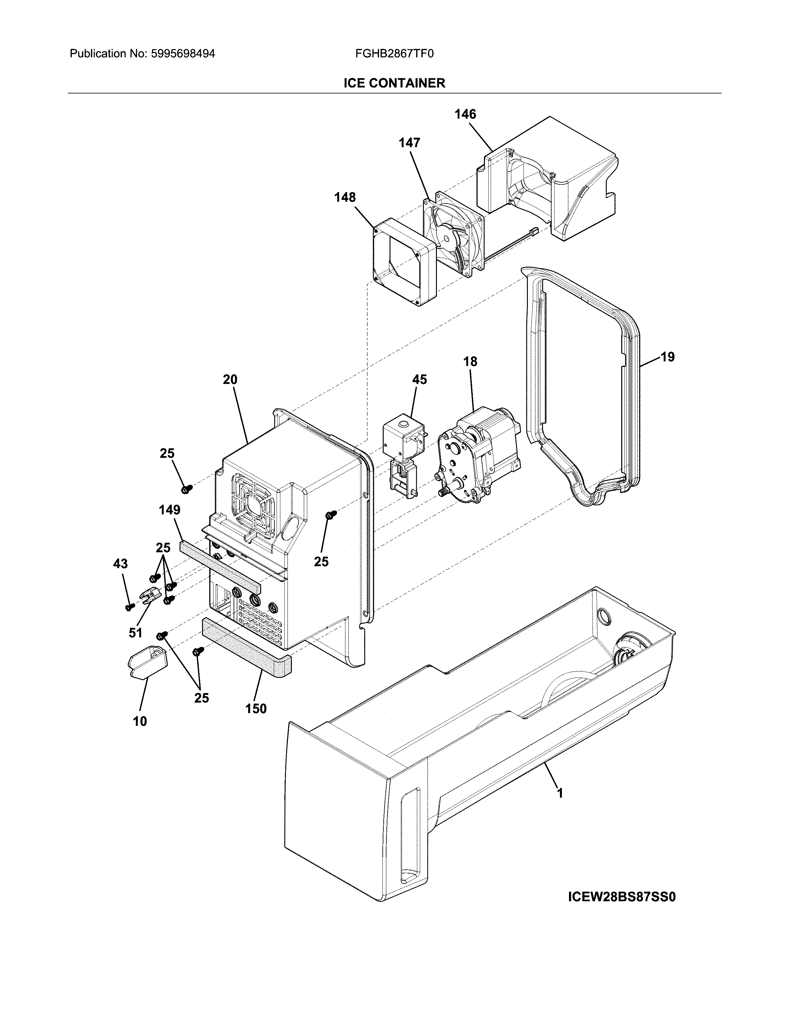 Ice container