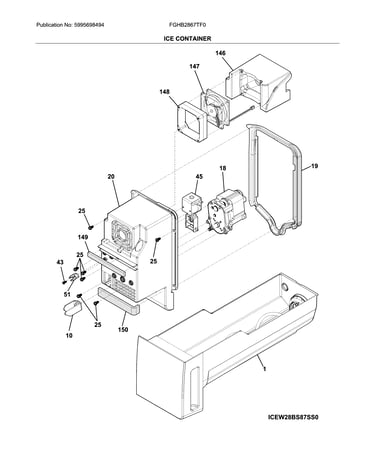 Ice container