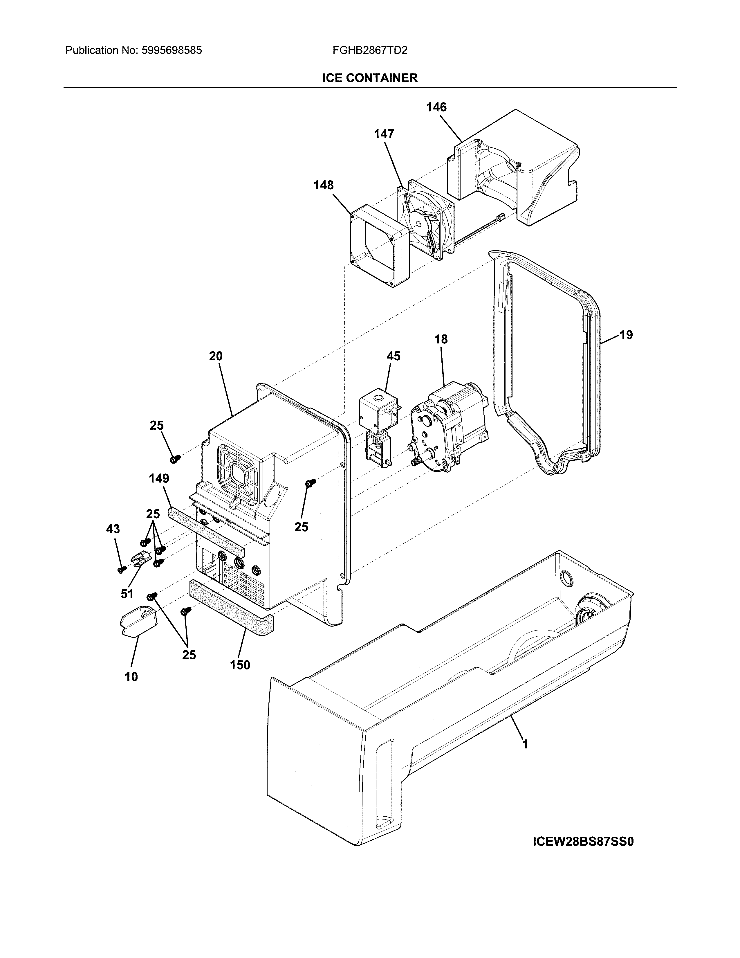 Ice container