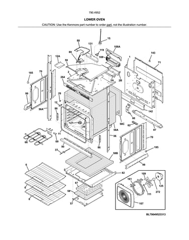 Lower oven