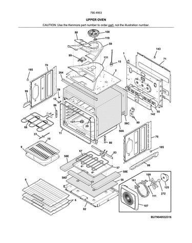 Upper oven