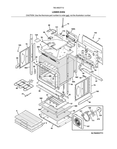 Lower oven