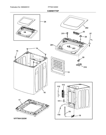 Cabinet/top