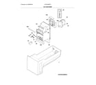 Frigidaire FGHF2366PF0 ice container diagram