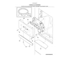Kenmore 25370443419 controls & ice dispenser diagram