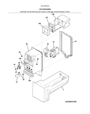 Ice container