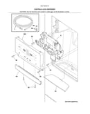 Controls & ice dispenser