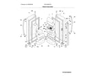 Frigidaire FGHF2366PF9A fresh food door diagram