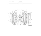 Frigidaire FGHF2366PFEA fresh food door diagram