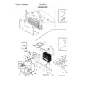 Frigidaire FGHF2366PFEA cooling system diagram