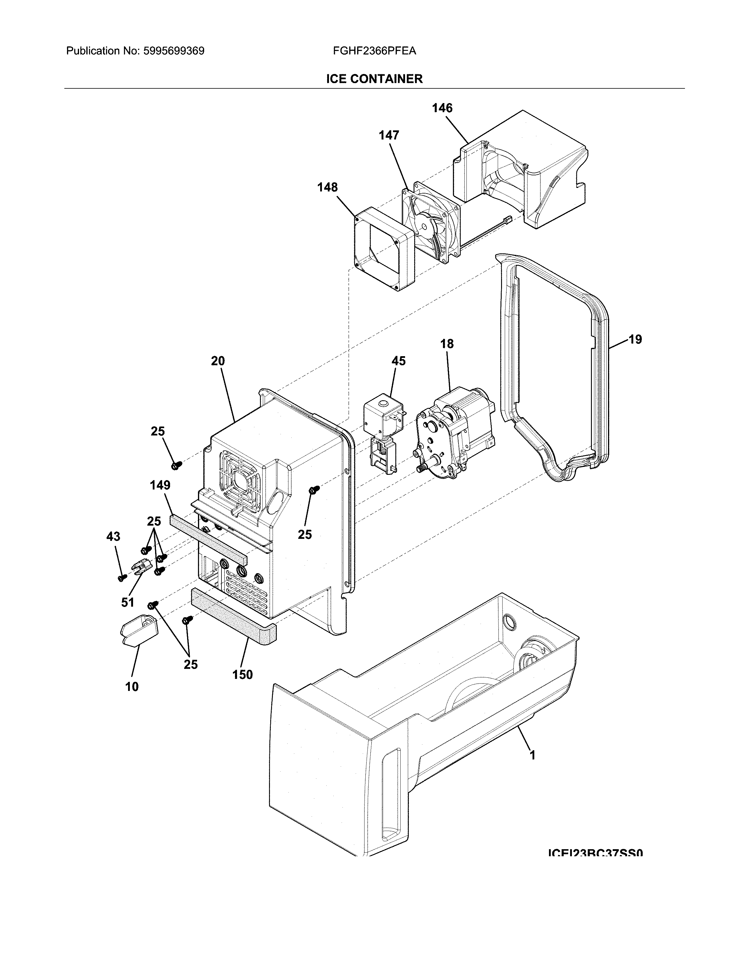 Ice container