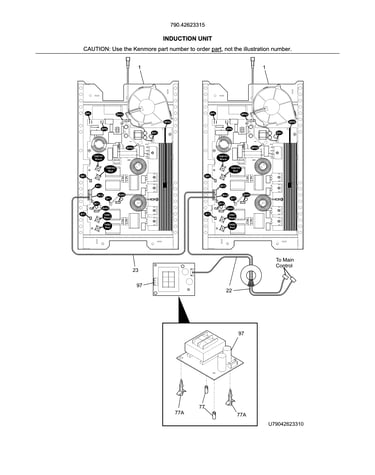 Induction unit