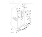 Frigidaire FFHS2622MSQ cabinet diagram