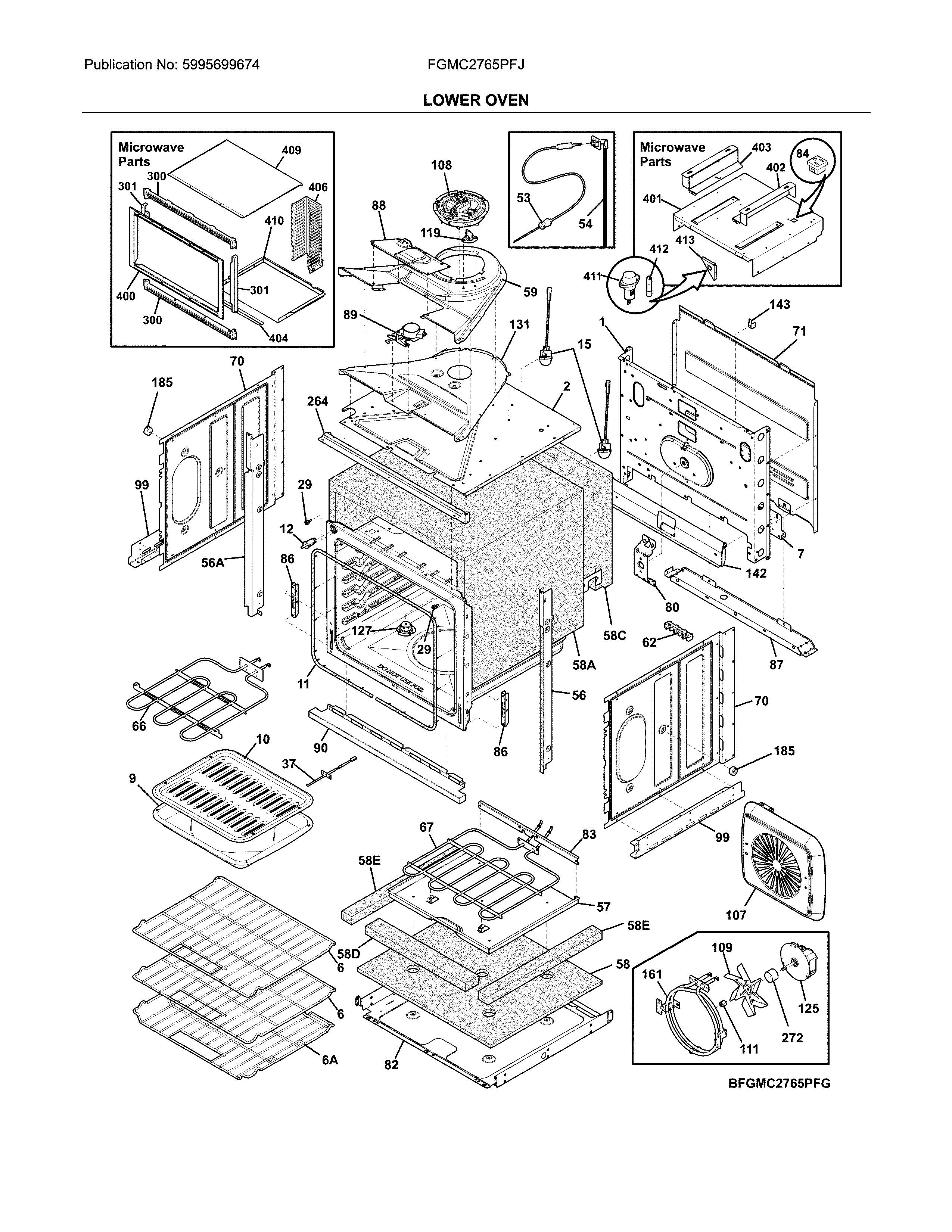 Lower oven