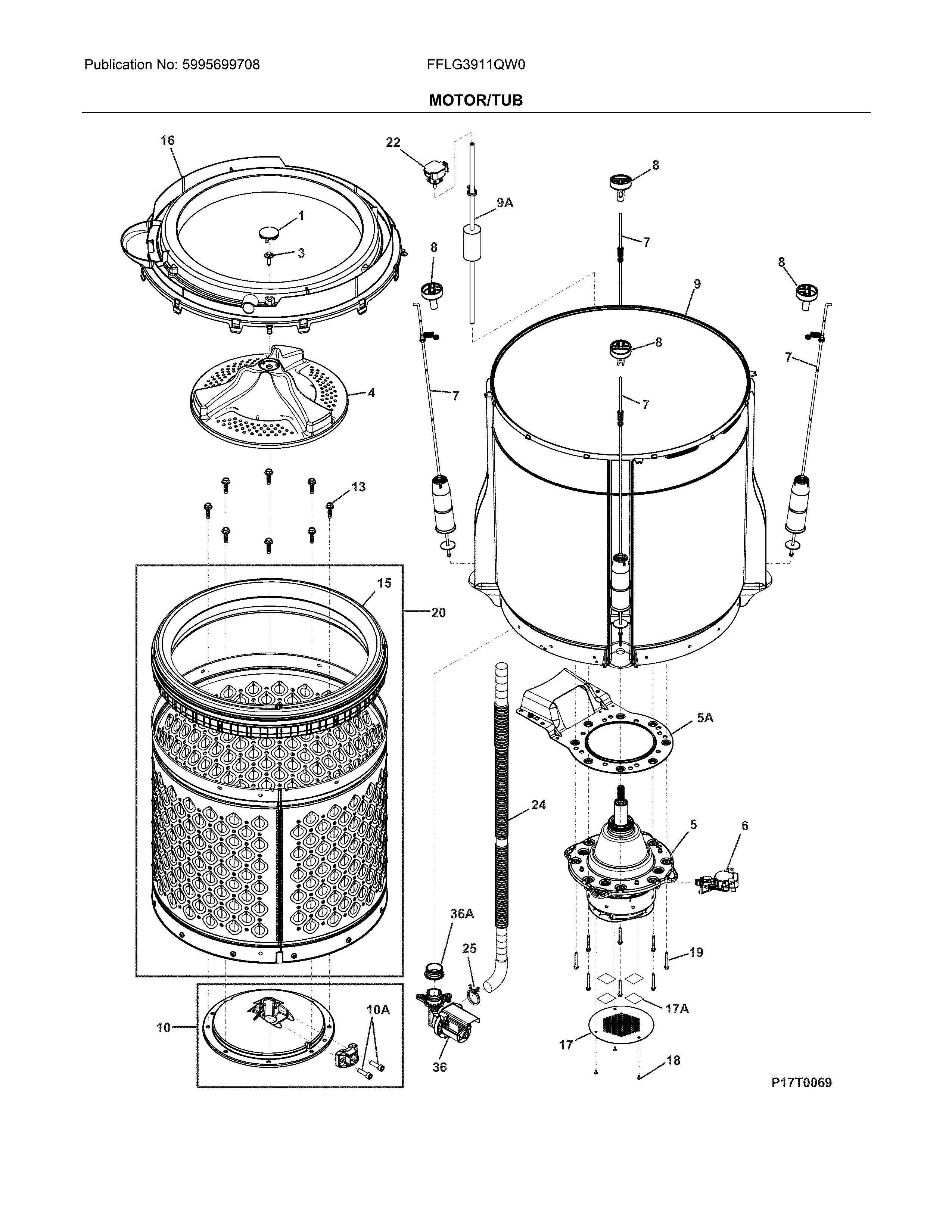 MOTOR/TUB