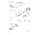 Frigidaire FFRA2822U20 recommended spare parts diagram