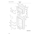 Frigidaire FGTR2037TD1 doors diagram