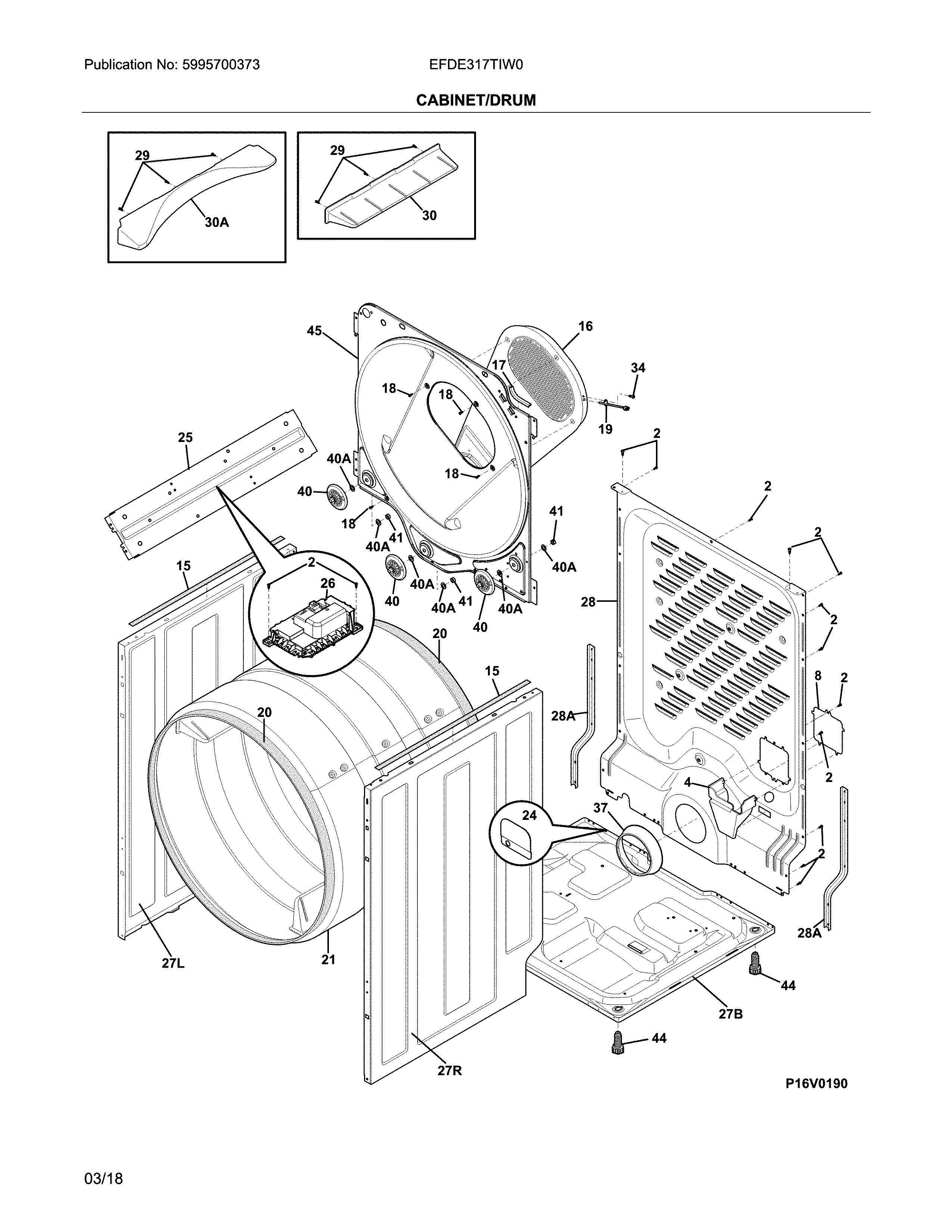 Cabinet/drum